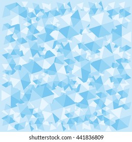 vector illustration / blue ice cubes wallpaper / background for frozen or cooled issues