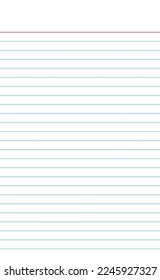 vector illustration of blue line of notebook for use as background