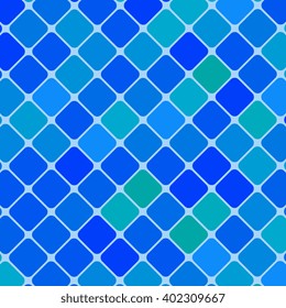 Vector illustration of blue mosaic