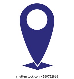 Vector Illustration of Blue Navigation Icon

