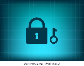 Vektorillustration Blau auf Hintergrund