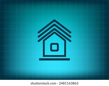 Vector illustration blue on background