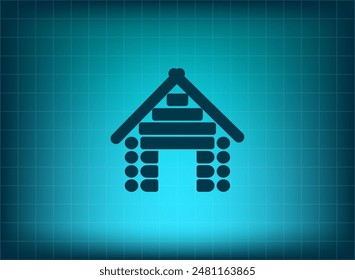 Vektorillustration Blau auf Hintergrund