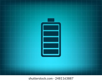 Ilustración vectorial azul en el fondo