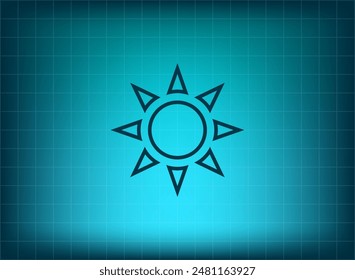 Vektorillustration Blau auf Hintergrund