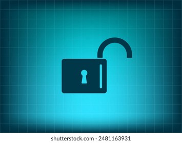 Vector illustration blue on background