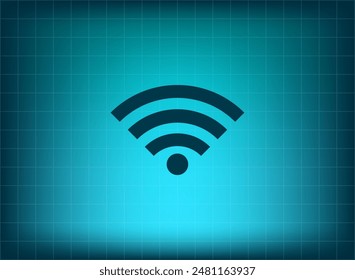 Vector illustration blue on background