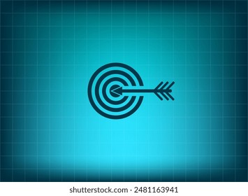 Ilustración vectorial azul en el fondo