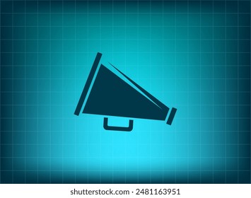 Ilustración vectorial azul en el fondo