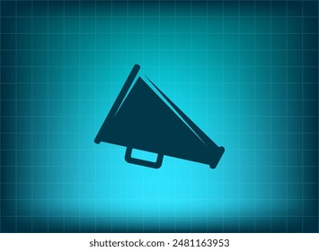 Vector illustration blue on background