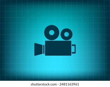 Vector illustration blue on background