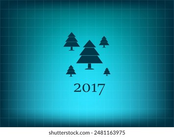 Vektorillustration Blau auf Hintergrund