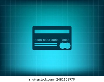 Vector illustration blue on background