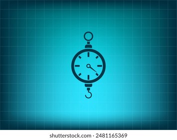 Vector illustration blue on background