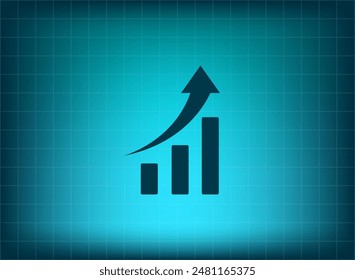 Vector illustration blue on background