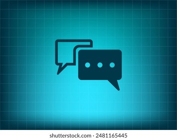 Vector illustration blue on background