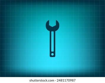 Vector illustration blue on background