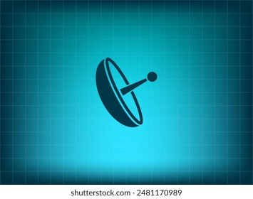 Vector illustration blue on background