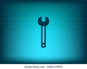 Vector illustration blue on background