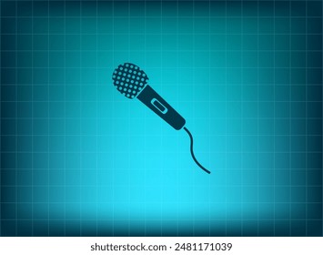 Vektorillustration Blau auf Hintergrund