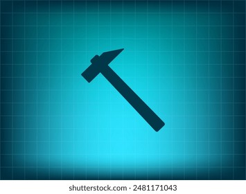 Ilustración vectorial azul en el fondo