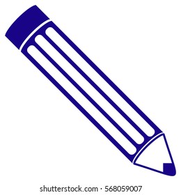 Vektorgrafik des Blauen Bleistiftbildes
