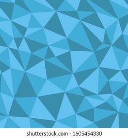 Vector illustration, blue polygonal mosaic background. Design for postcards, business cards, banners, greeting cards