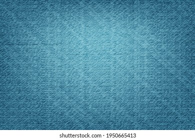 Vector illustration of blue rough vector texture.
Denim rectangular background. 