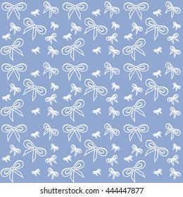 Vector illustration of blue seamless pattern