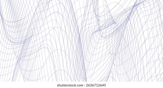 Vector illustration of blue sky line pattern with abstract background. EPS10. Beautiful and modern curved lines.