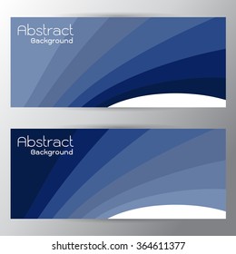 Vector illustration of blue Text space gap switchingabstract curves Gradient  background with on gray background