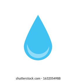 vector illustration of blue water drop logo