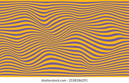 Vector Illustration of the blue, yellow, pink, brown, blue, green and black Stripe pattern of lines abstract background. EPS10.