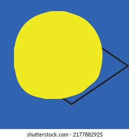 Vector illustration of blue-yellow template, the colors of the national flag of country Ukraine, independence or patriotism concept, Stop war, and concept of peace in Ukraine