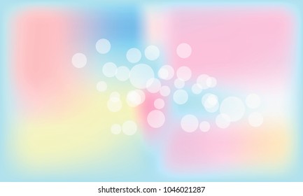 Vector illustration blur bokeh background blue tone color.Template for business.