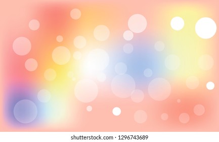 Vector illustration blur bokeh background blue tone color.Template for business.