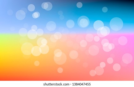 Vector illustration blur bokeh background blue tone color.Template for business.