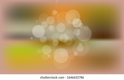 Vector illustration blur bokeh background blue tone color.Template for business. eps 10