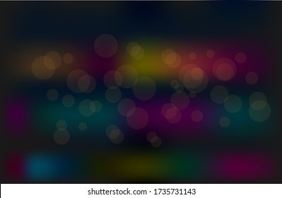 Vector Illustration verwischt bokeh Hintergrund blauen Ton Farbe.Vorlage für Unternehmen.


