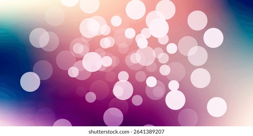 Vector illustration blur bokeh background blue tone color.Template for business. summer, spring