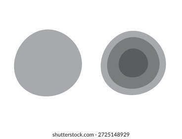 Ilustración vectorial de una forma borrosa que se puede cambiar libremente de color