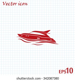 Similar Images, Stock Photos & Vectors of Vector illustration of a boat
