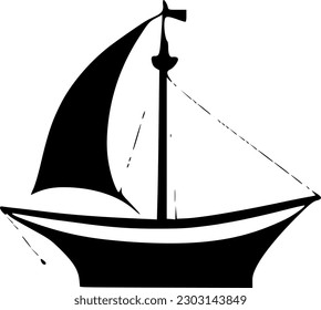vector illustration of boat icon