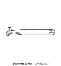 Vector illustration of boat and navy icon. Collection of boat and deep   stock vector illustration.