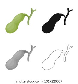 Vector illustration of body and human logo. Collection of body and medical vector icon for stock.