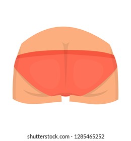 Vector illustration of body and part icon. Collection of body and anatomy stock vector illustration.
