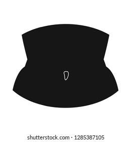 Vector illustration of body and part logo. Collection of body and anatomy vector icon for stock.