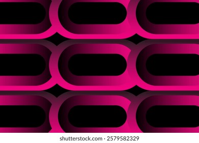 Vector illustration of Bold and Mesmerizing Geometric Pattern in Pink and Black
