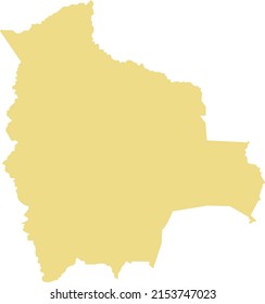 Vector illustration of Bolivia map
