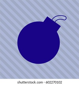 Ilustración vectorial del símbolo de la bomba
